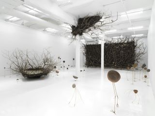 Petrit Halilaj's RU, installation view at New Museum, New York, 2017