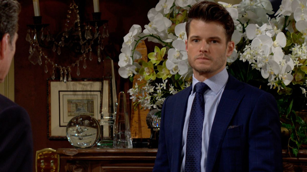 Michael Mealor as Kyle upset in The Young and the Restless