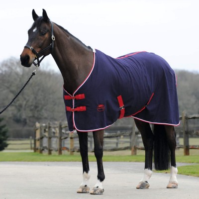1. WeatherBeeta Cotton Show Sheet NavyRedWhite