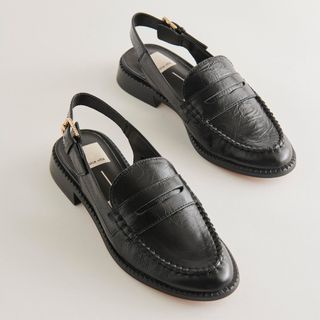 Hardi Wide Loafers Midnight Crinkle Patent