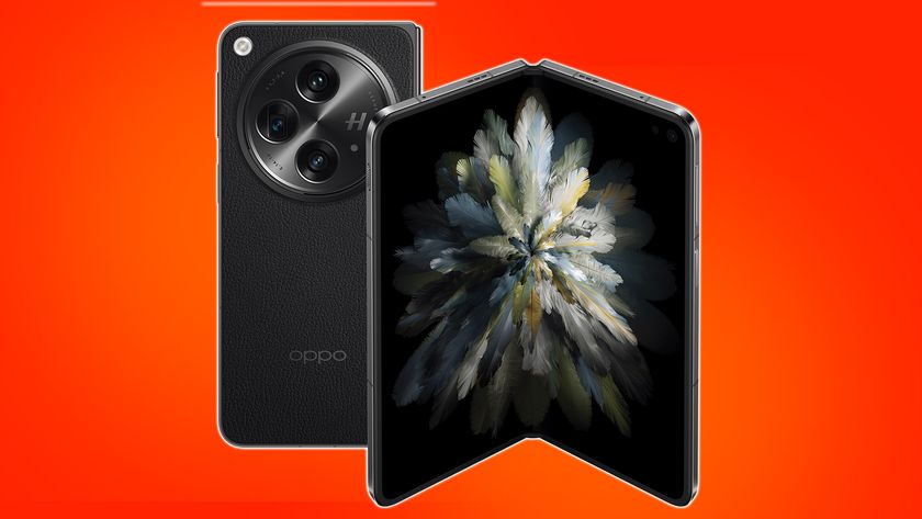 Oppo Find N3 on an orange background