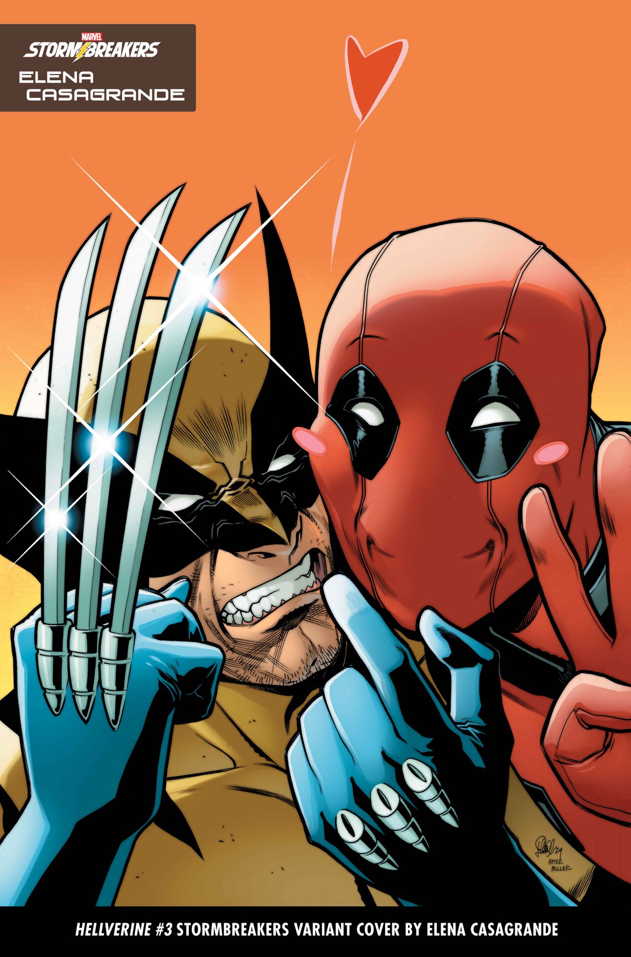 Stormbreaker covers featuring Deadpool and Wolverine.