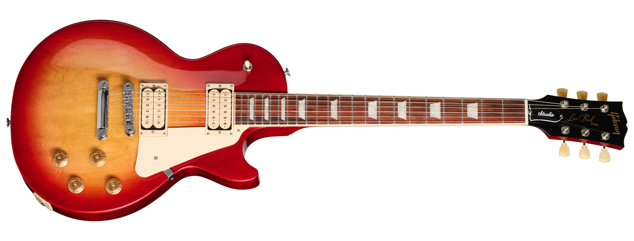 Gibson Les Paul Studio Double Trouble presents the "double-white" humbuckers for a more affordable take on the limited run Les Paul Standard of 2025.