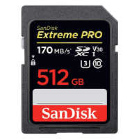 SanDisk 512GB Extreme PRO SDXC UHS-I Card $99.99