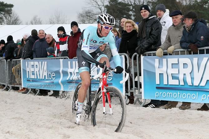 A Quick Step rider in action.