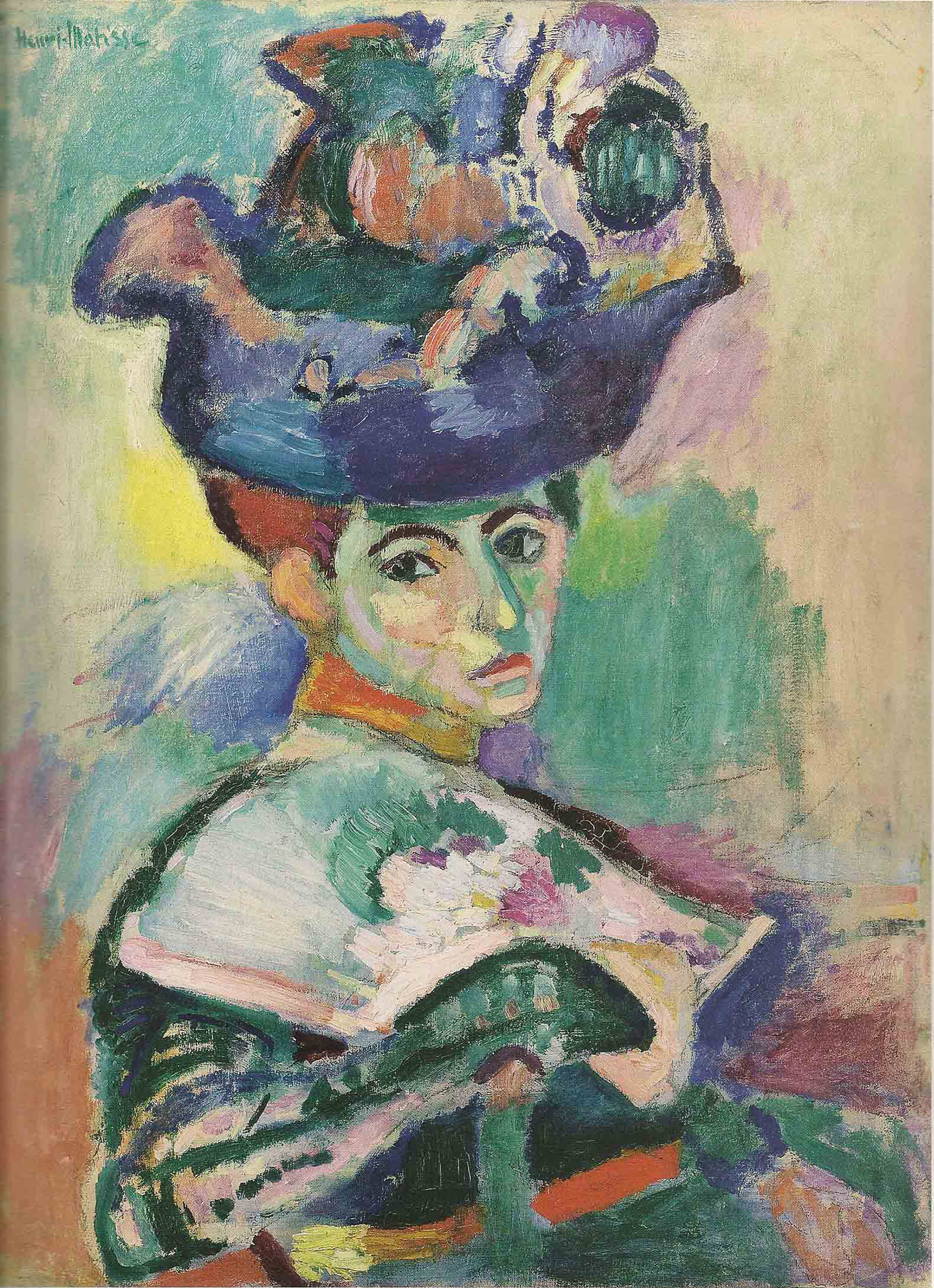 Henri Matisse's 1905 painting 'Femme au chapeau'