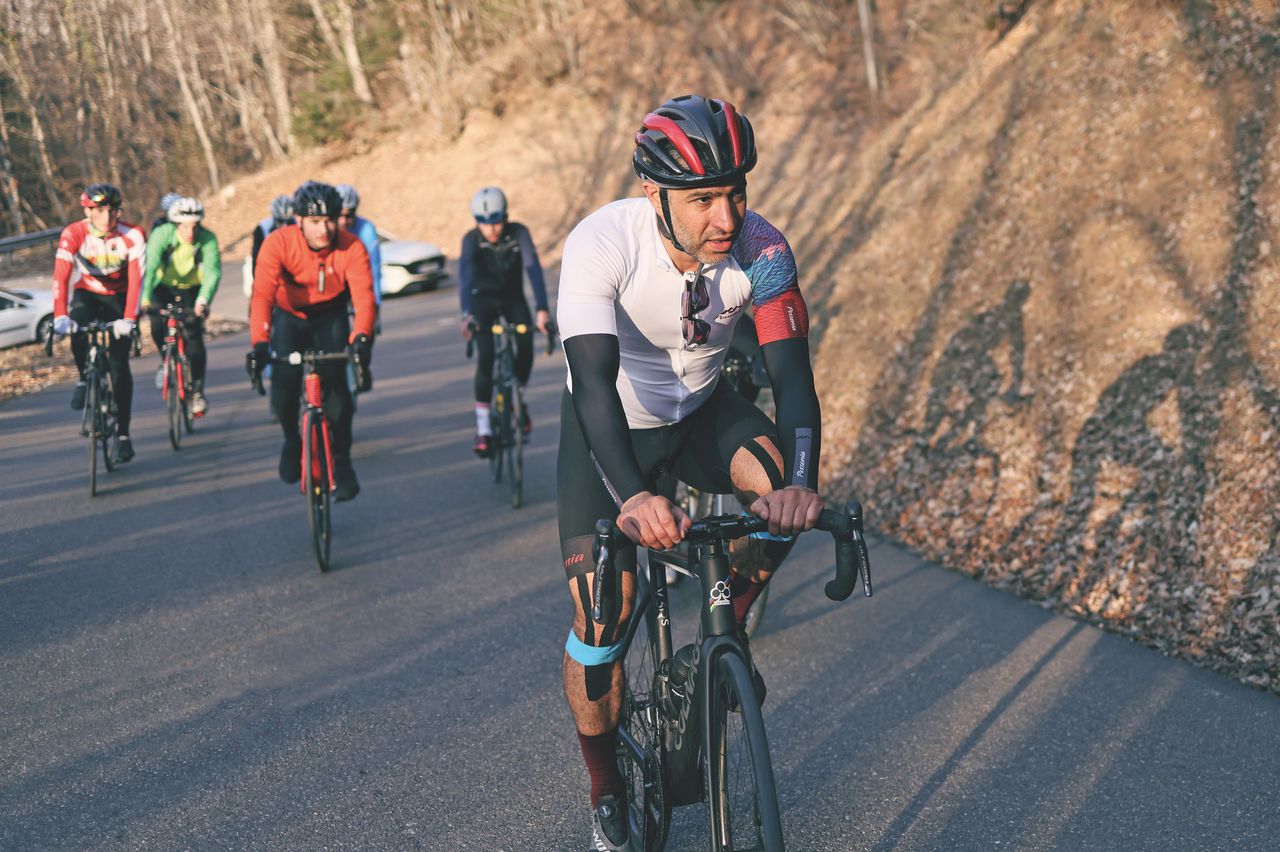 Nima Javaheri on his way to Everesting record