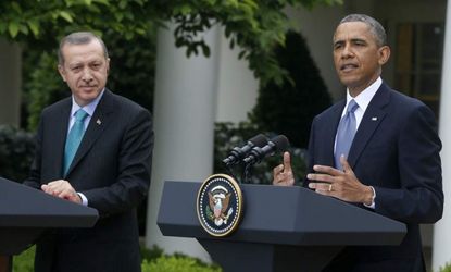 Turkish Prime Minister Recep Tayyip Erdogan and President Obama