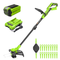 Greenworks 40V 13" Cordless String Trimmer/Weed Wacker + Edger