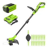 Greenworks 40V 13-inch Cordless String Trimmer/Weed Wacker + Edger