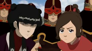 Mai and Ty Lee in Avatar: The Last Airbender.