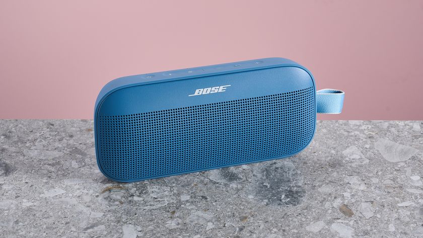 Bose SoundLink Flex Gen 2 on stone surface