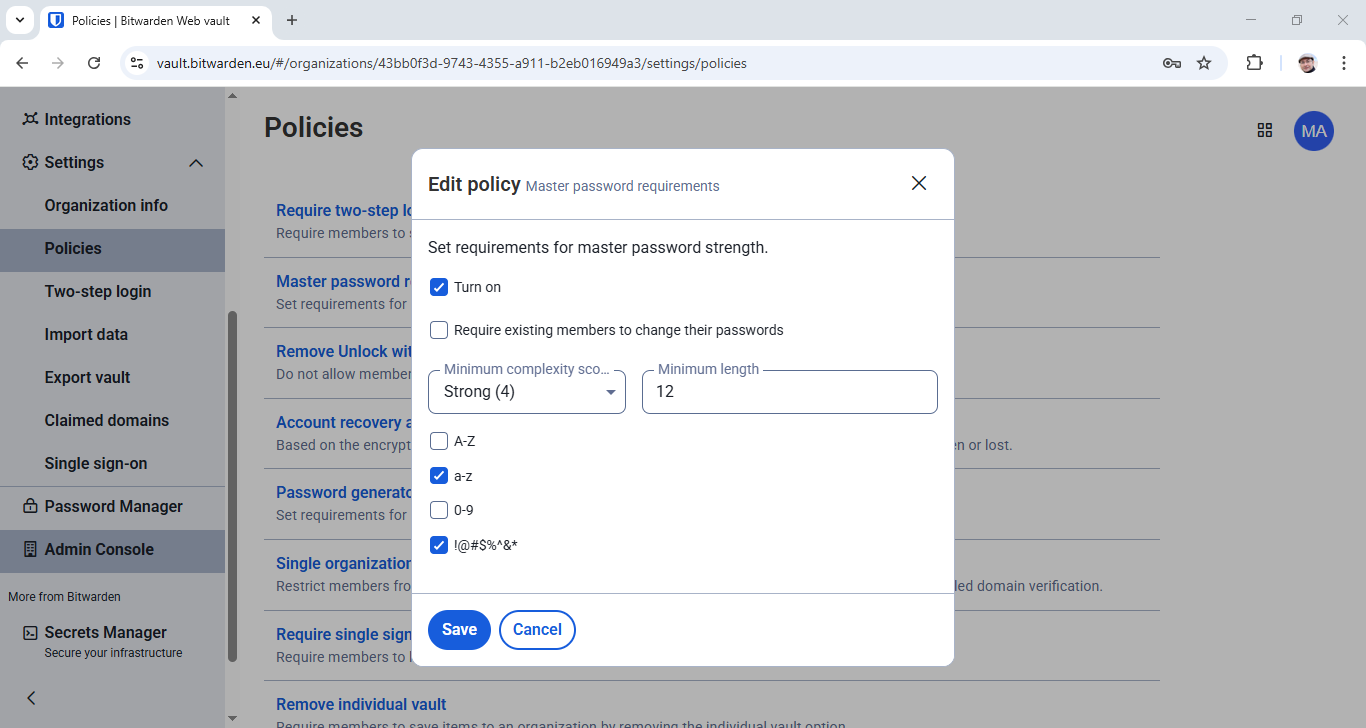 Bitwarden Business Plan review