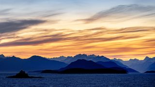 Sunrise at Glacier Bay National Park