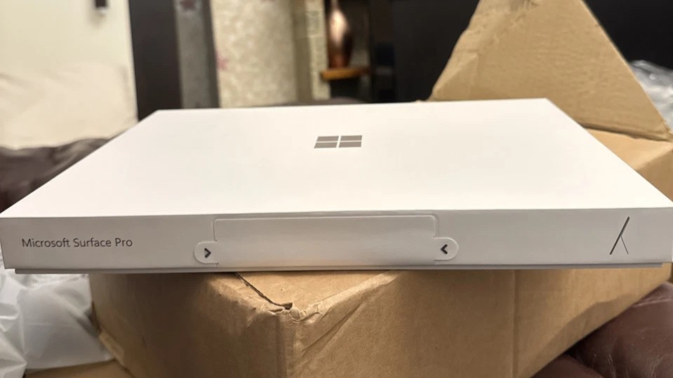 The thinner Surface Pro 11 packaging