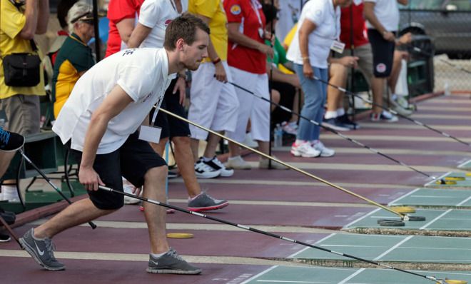 Shuffleboard competition