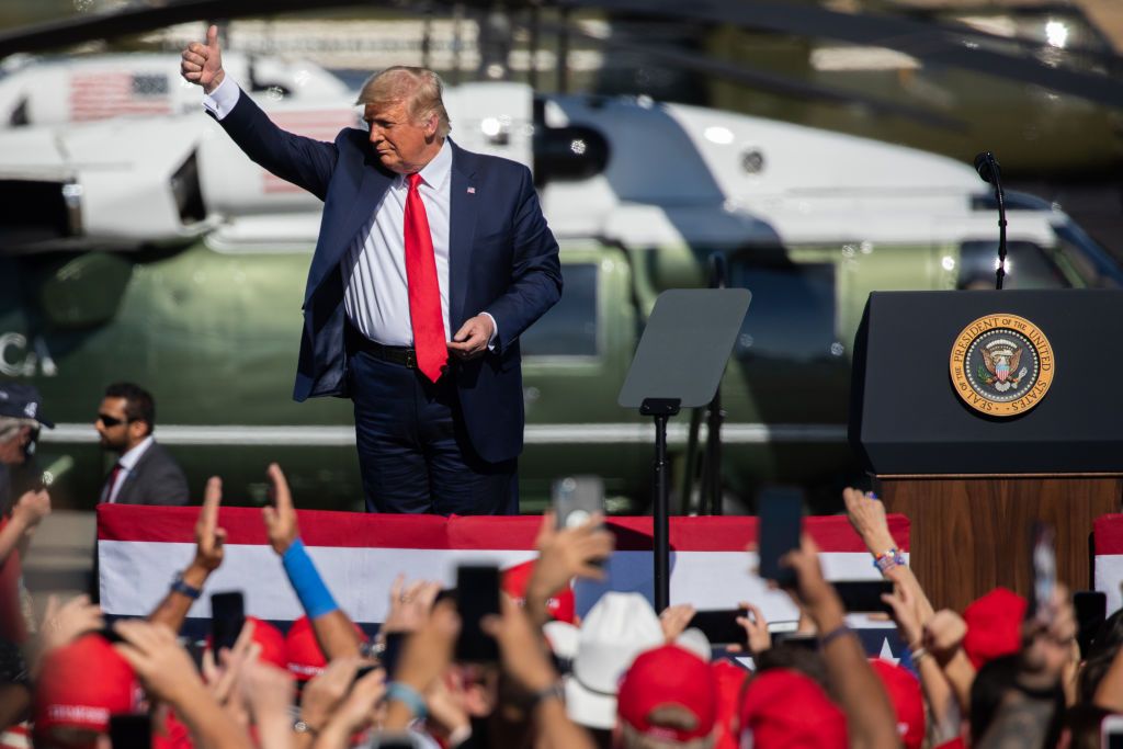 Donald Trump in Prescott, Arizona.