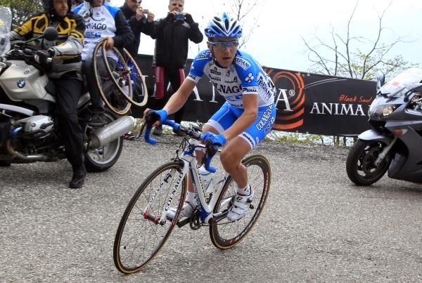 Domenico Pozzovivo (Colnago - CSF) on his way to a win