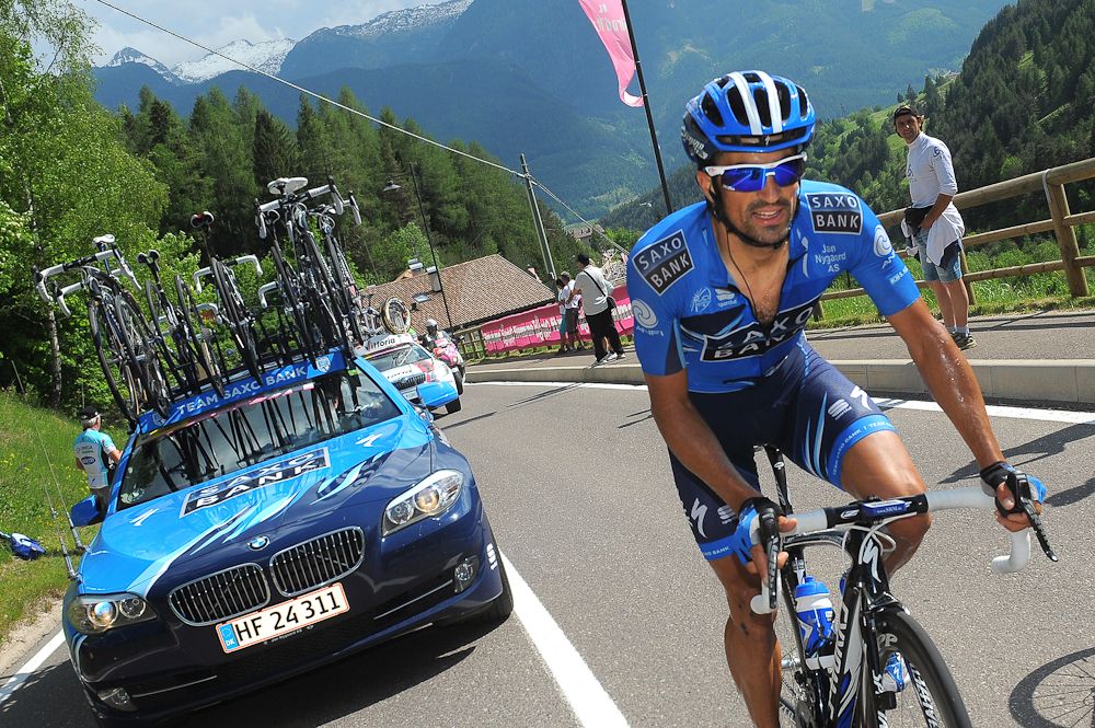 Lucas Sebastian Haedo during stage 19 of the 2012 Giro d'Italia