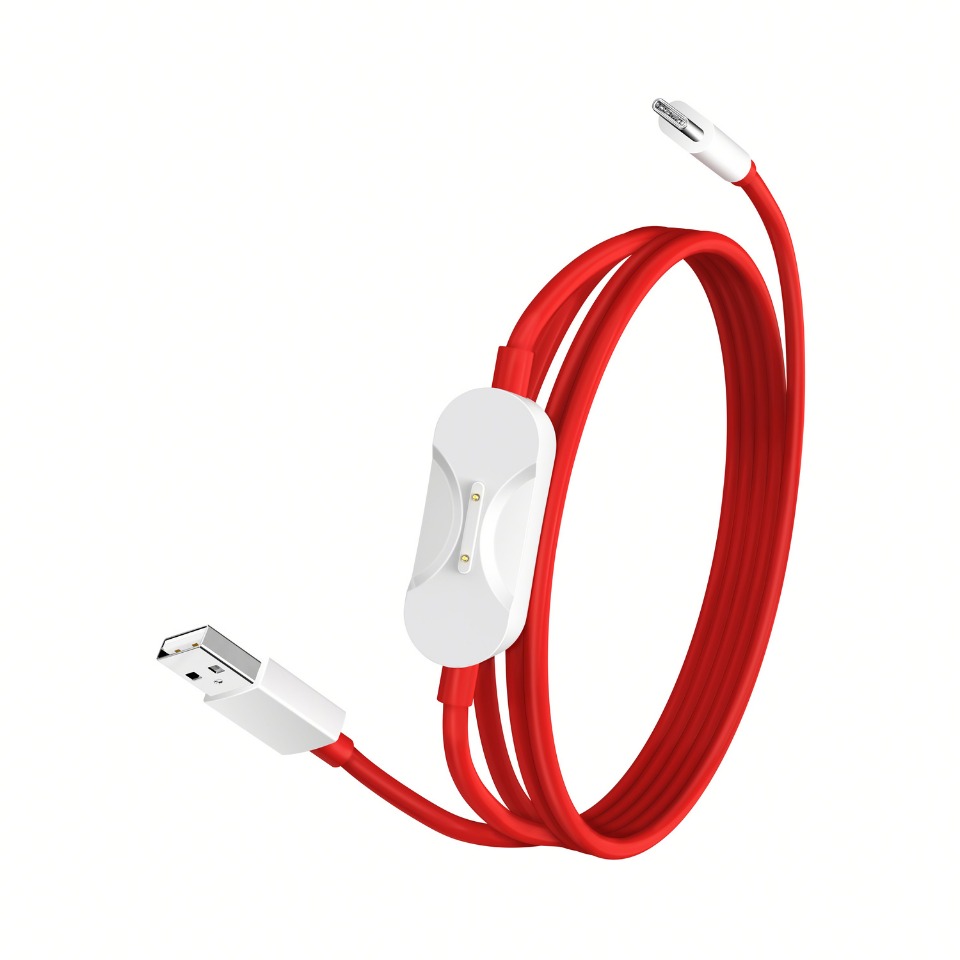 OnePlus 2-in-1 charging cable in red