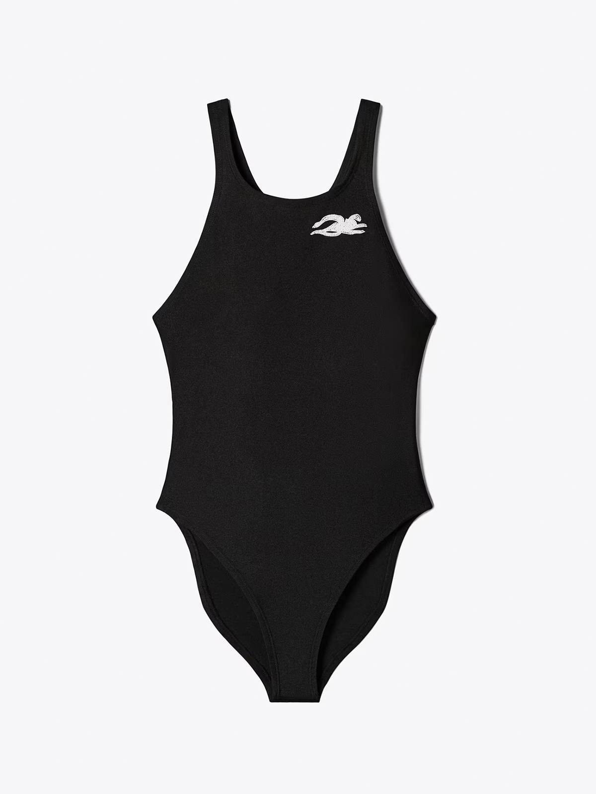 Jersey Bodysuit in Black