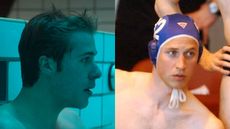 retro pics of Prince William on the water polo team