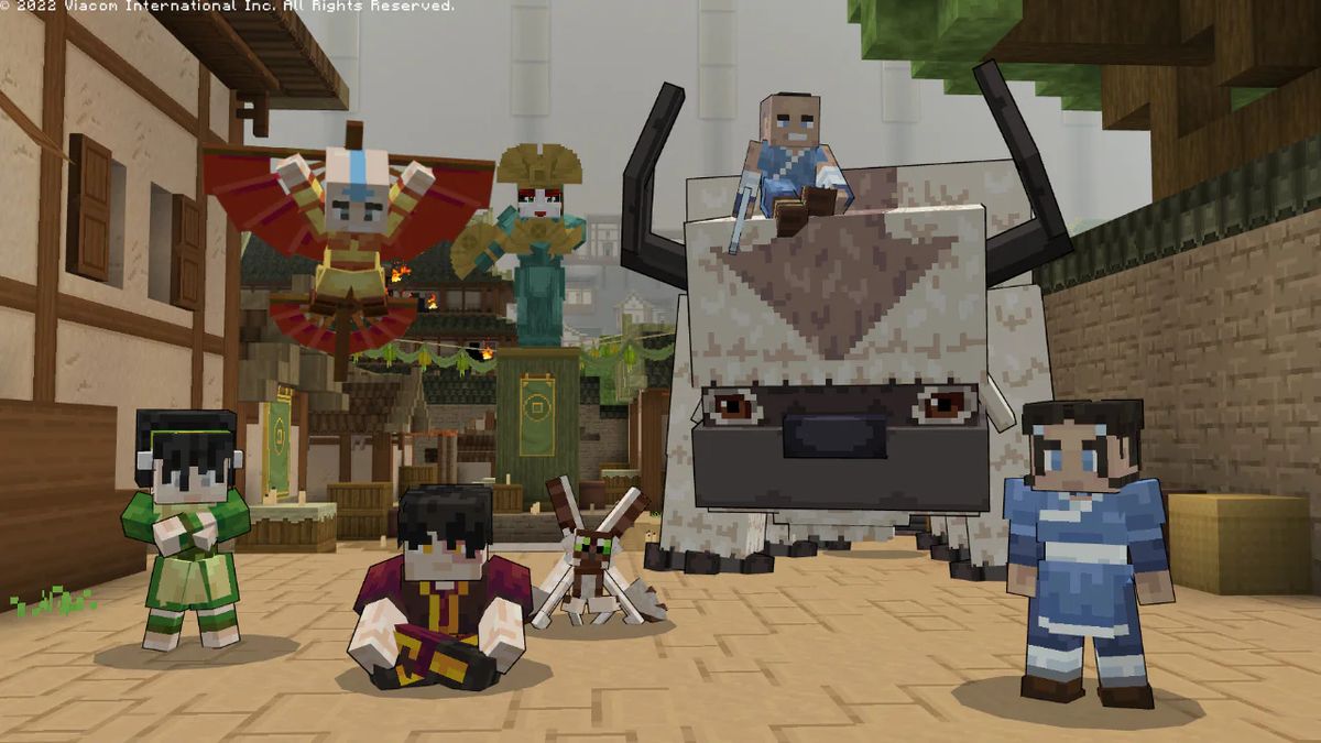 Minecraft map lets you play as the Avatar Aang, Korra, and friends