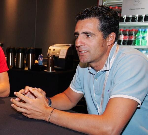 The five time Tour winner Miguel Indurain