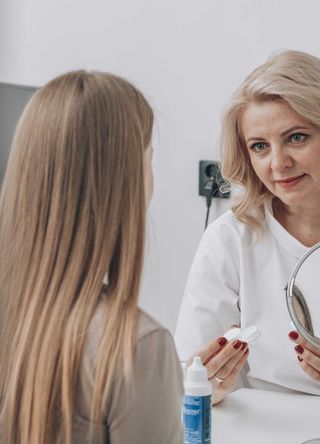 Consultation at a salon