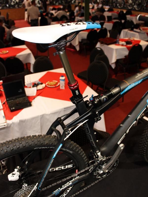 Telescoping seatposts are included on many of Focus's full-suspension mountain bikes.