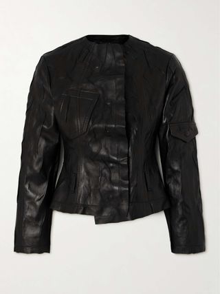 Distressed Leather Jacket