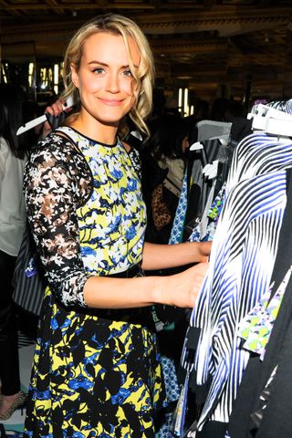 Taylor Schilling at New York Fashion Week AW14