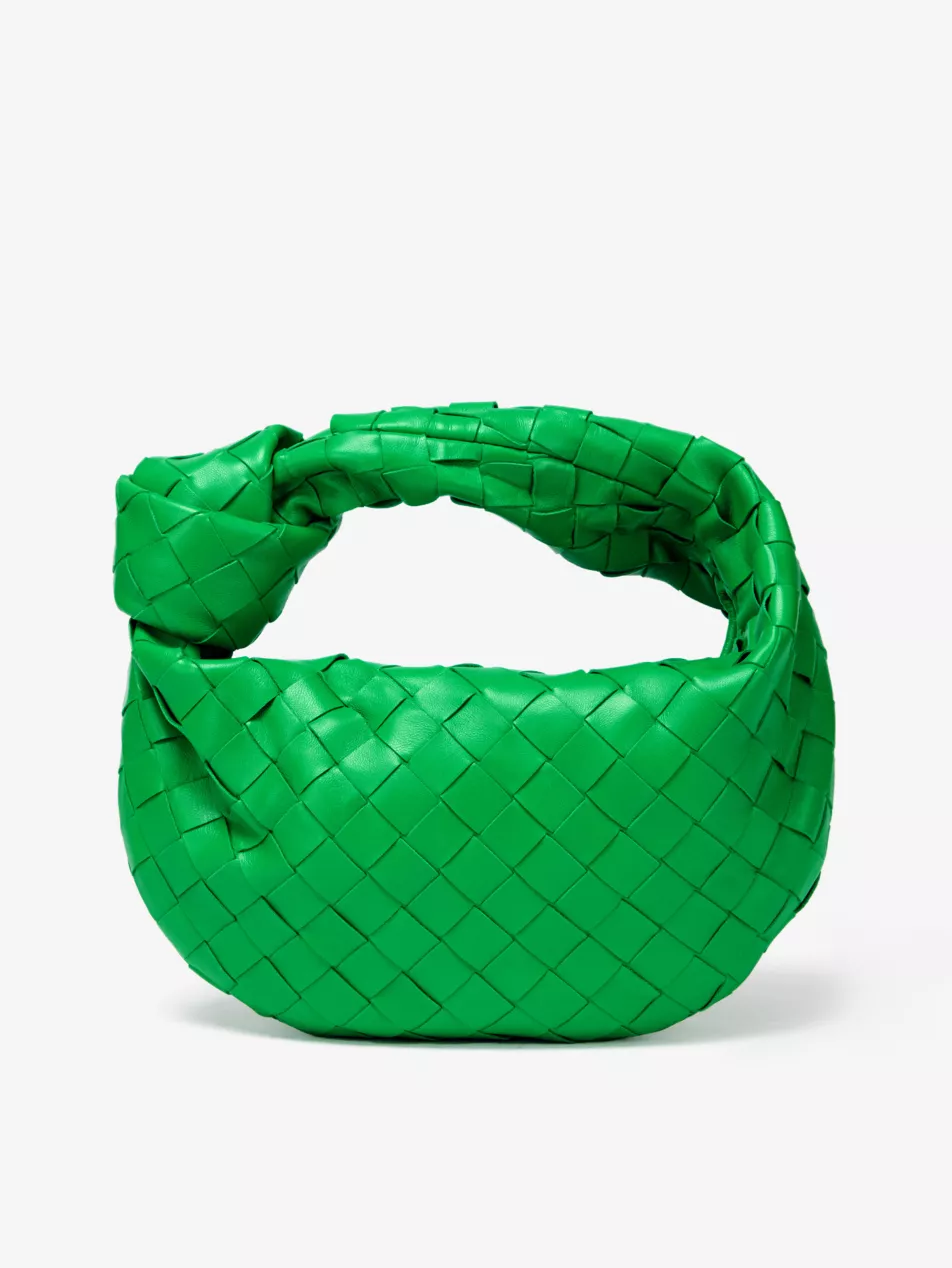 Mini Jodie Intrecciato Leather Top-Handle Bag