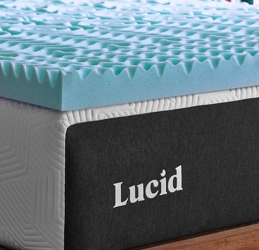 Lucid 3-Inch Memory Foam Topper