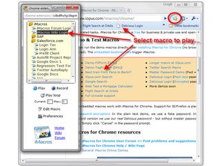 iMacros for Chrome