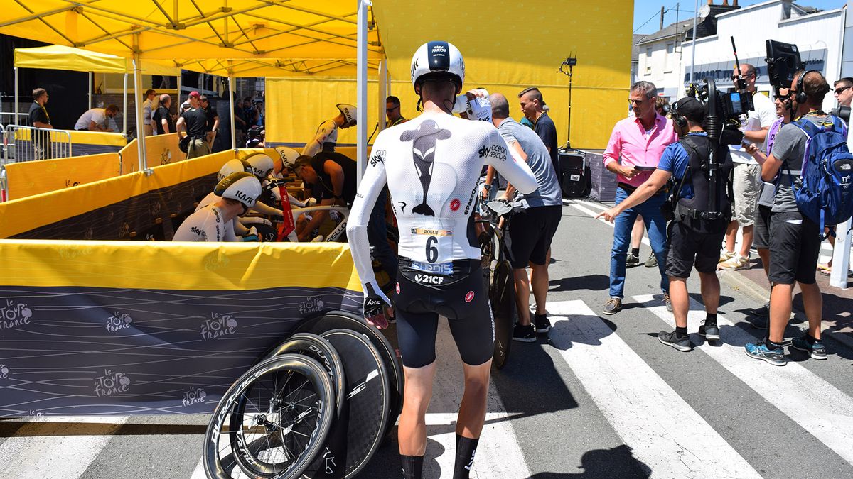 Team Sky are racing the Tour de France with orcas on their backs to highlight plastic pollution in the oceans