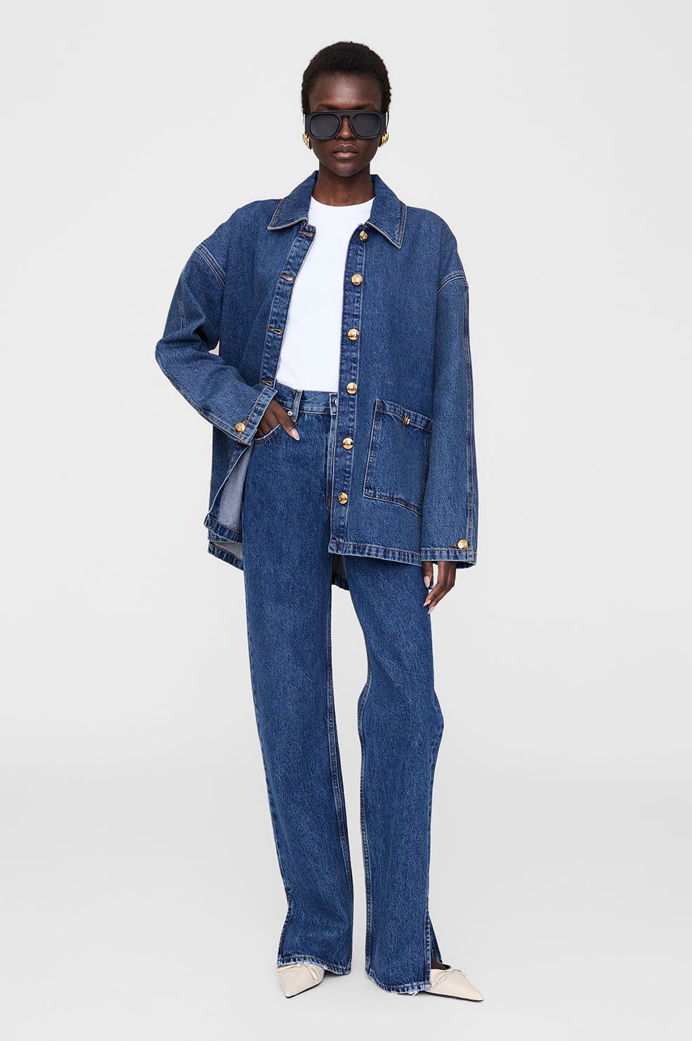 Luca Jacket - Clean Indigo Denim