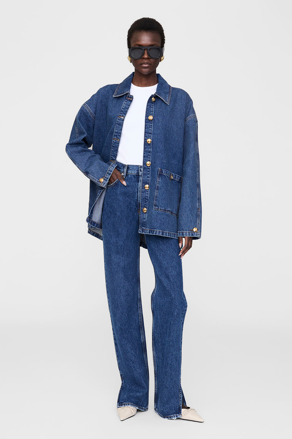 Luca Jacket - Clean Indigo Denim