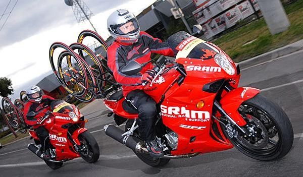 The SRAM Hyosung GT 650s motorcycles