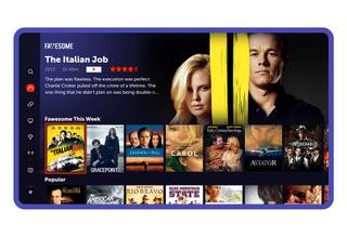 Fawesome UI showing The Italian Job