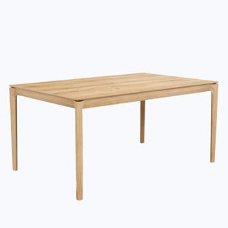 dining table on a white background