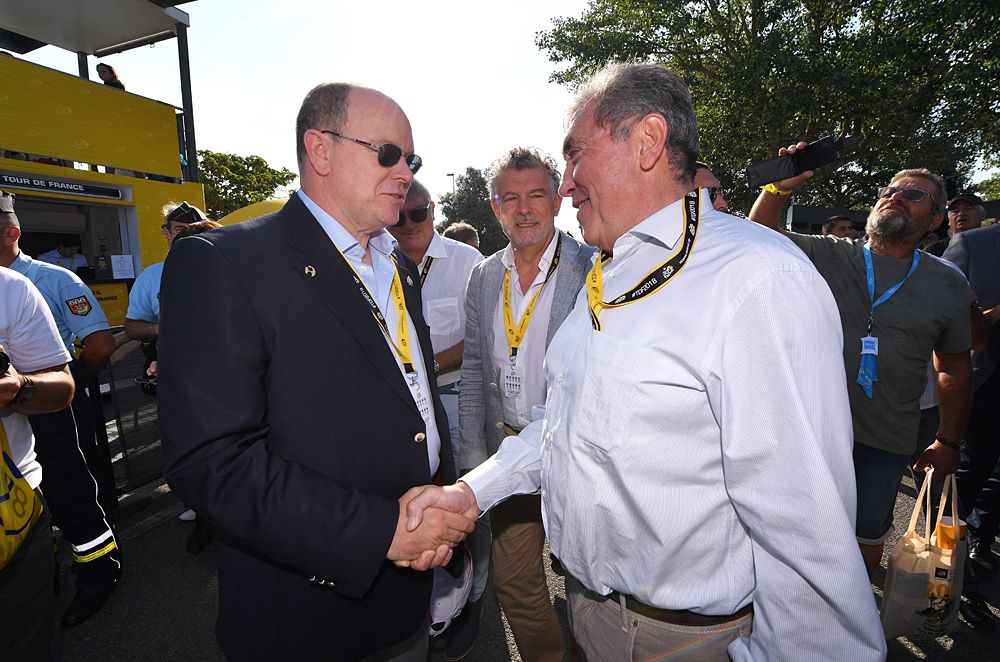 Prince of Monaco and Eddy Merckx