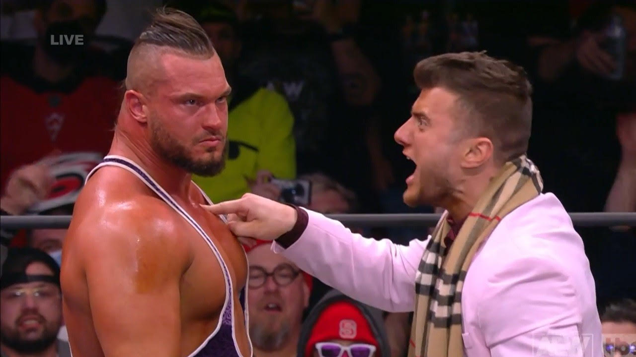 MJF and Wardlow in AEW