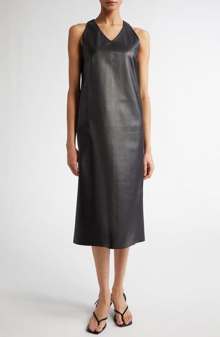 Snyder Leather Shift Dress