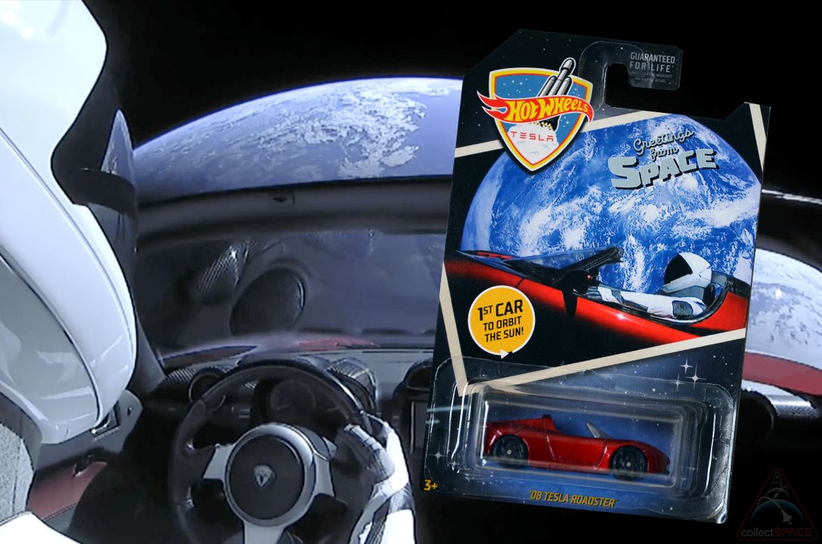 Mattel Hot Wheels Car Culture SPACEX STARMAN 08' TESLA ROADSTER IN SPACE 4X NEW 