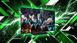 LG C5 TV on an Xbox-themed background