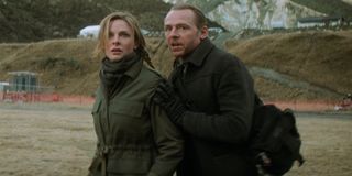 Simon Pegg and Rebecca Ferguson in Mission: Impossible Fallout