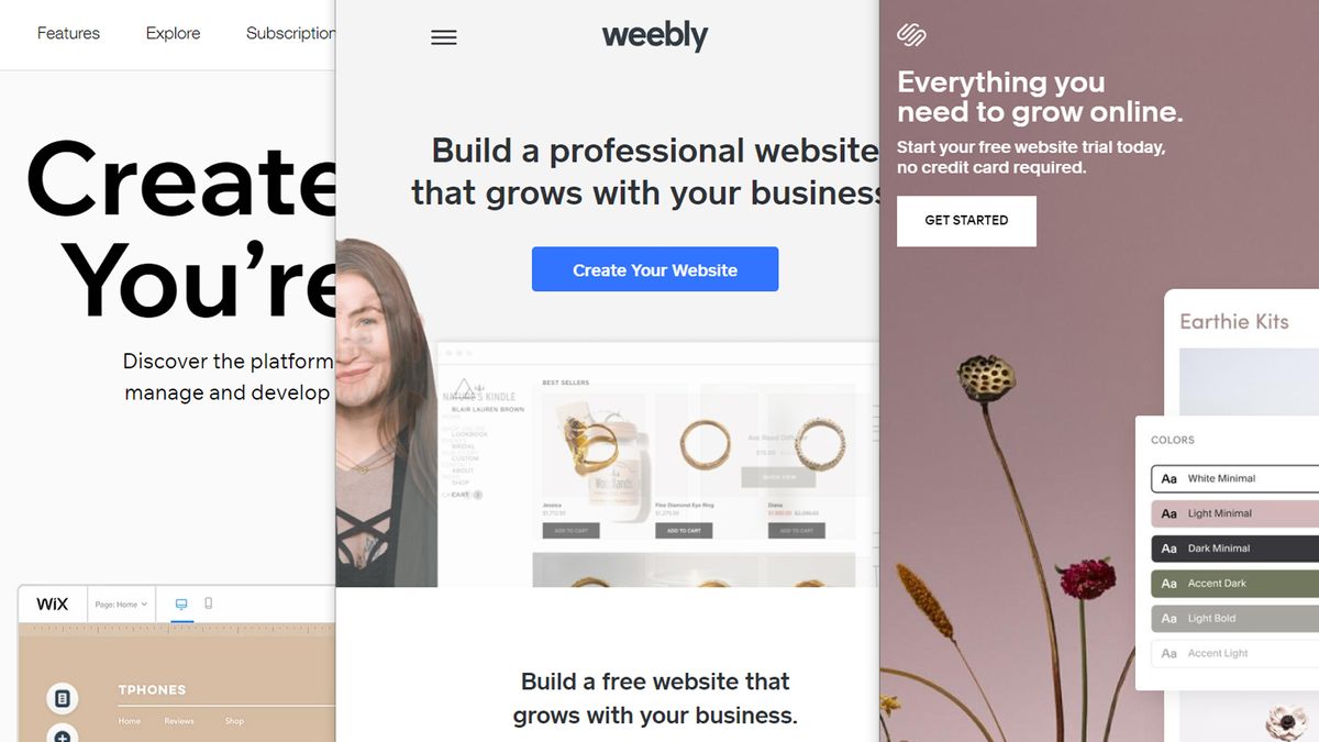 Wix vs Squarespace vs Weebly | Tom's Guide