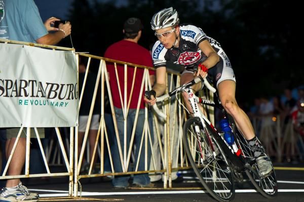 An early break started by Adam Thuss of Trek Red Truck