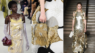 Sequins from the FW22 runway